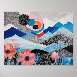 Affiche Paysage rêvé 2