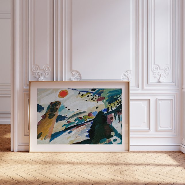 Affiche Paysage romantique | Kandinsky (Créateur téléchargé)