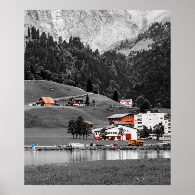 Affiche Paysage rural (Devant)