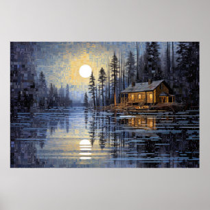 Affiche Paysage rural Peinture Art Décor