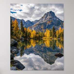 Affiche Paysage sauvage de montagne majestueuse
