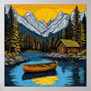 Affiche Paysage serein