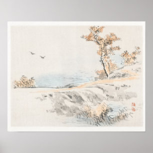 Affiche Paysage serein par Kōno Bairei (1844-1895)