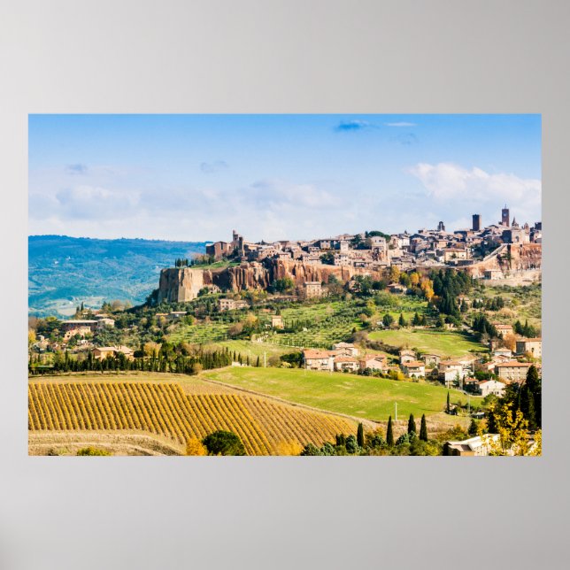 Affiche Paysage sur Orvieto (Devant)