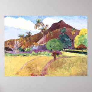 Affiche Paysage tahitien