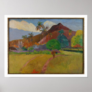 Affiche Paysage tahitien, 1891 (huile sur toile)