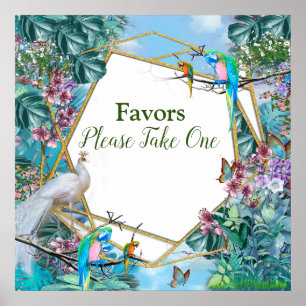 Affiche Paysage tropical