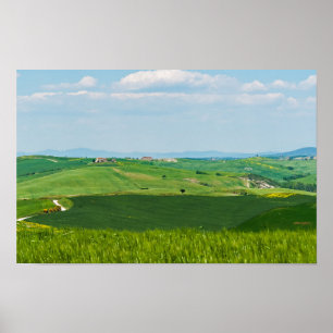 Affiche Paysage typique de Toscane