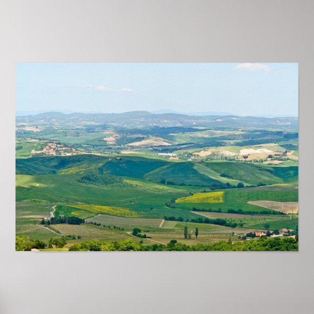 Affiche Paysage typique de Toscane (Devant)