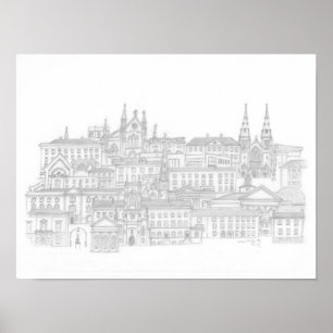 Affiche Paysage urbain d'Armagh