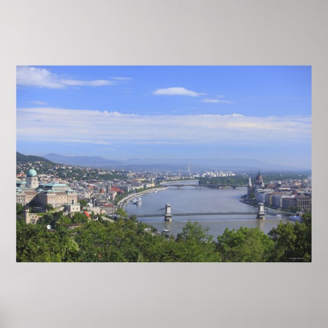 Affiche Paysage urbain de Budapest (Devant)