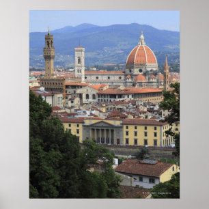 Affiche Paysage urbain de Florence