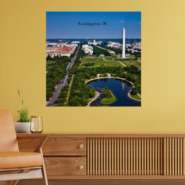 Affiche paysage urbain de Washington DC (Salon 2)