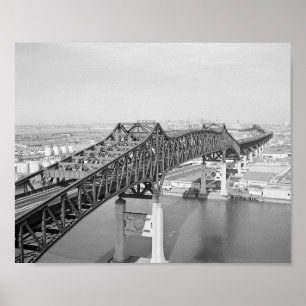 Affiche Paysage vintage-américain