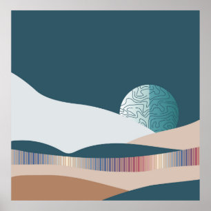Affiche Paysages Abstraits
