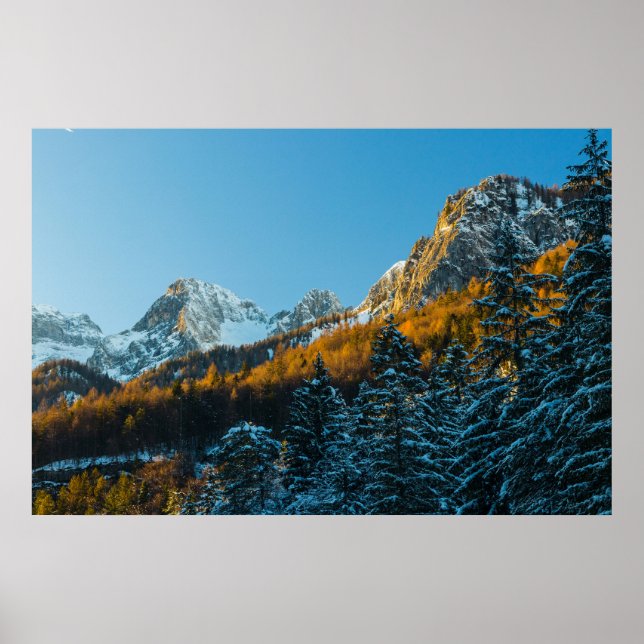 Affiche Paysages d'automne et d'hiver (Devant)