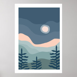 Affiche Paysages de coucher de soleil