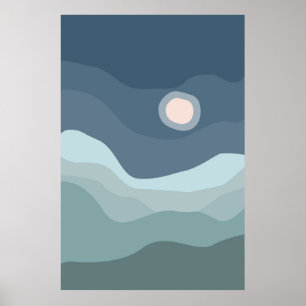 Affiche Paysages de coucher de soleil
