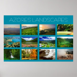 Affiche Paysages des Açores