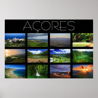 Affiche Paysages des Açores