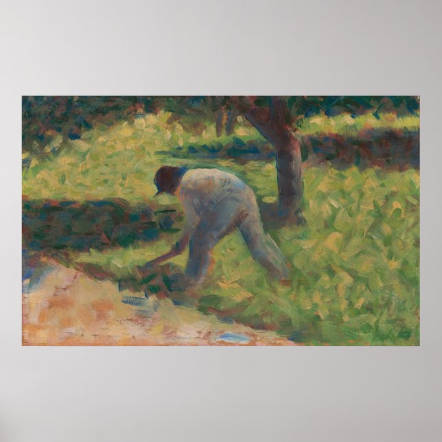 Affiche Paysan Avec Chou (Devant)