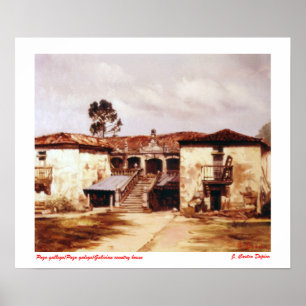 Affiche Pazo gallego/Pazo galego/Maison de campagne galici