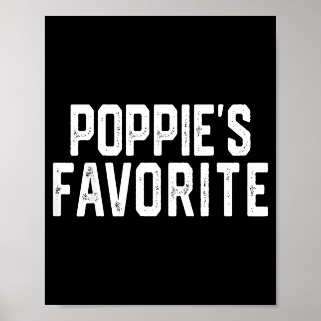 Affiche Pe’s Favorite Humor Fathers Day Grandparent Granhi (Devant)