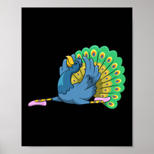 Affiche Pea Dancing Ballerina Bird Ballet Danseuse Costume