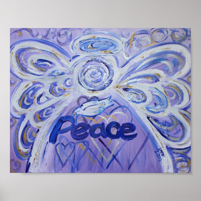 Affiche Peace Angel Art inspiré Imprimer l'affiche (Devant)