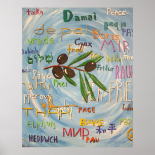 Affiche "Peace Language - Version 2" print (SSS)