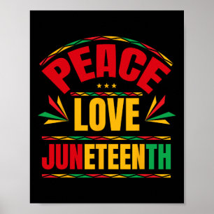 Affiche Peace Love 19 juin 1865 Hommes Femmes Enfant