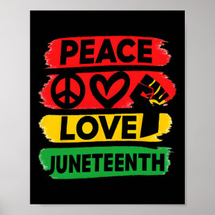 Affiche Peace Love 19 juin 1865 Hommes Femmes Enfant