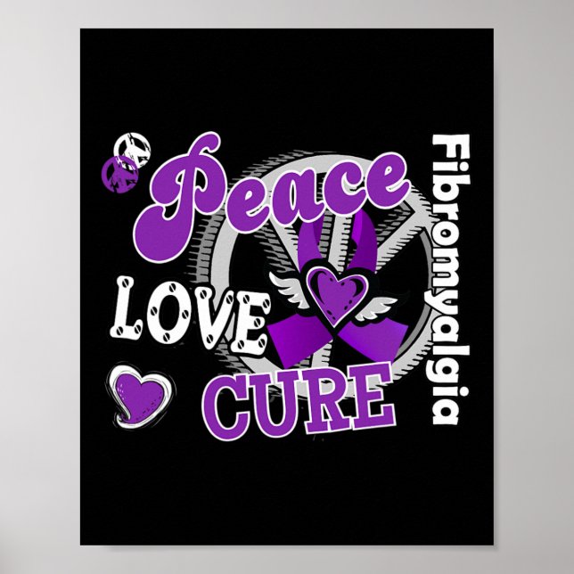 Affiche Peace Love Cure (Devant)