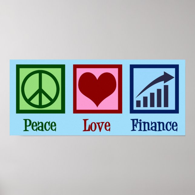 Affiche Peace Love Finance (Devant)