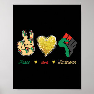 Affiche Peace Love JunetDix