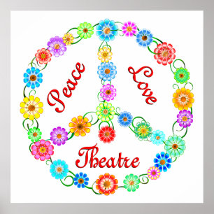 Affiche Peace Love Theatre