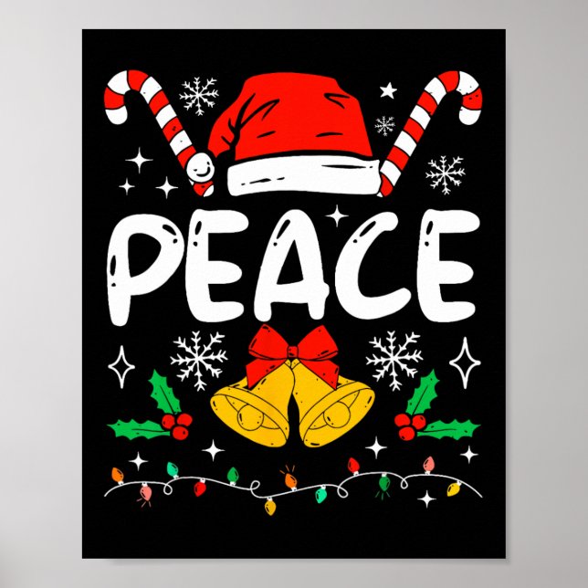 Affiche Peace Matching I Come In Peace Couples Santa Hat C (Devant)