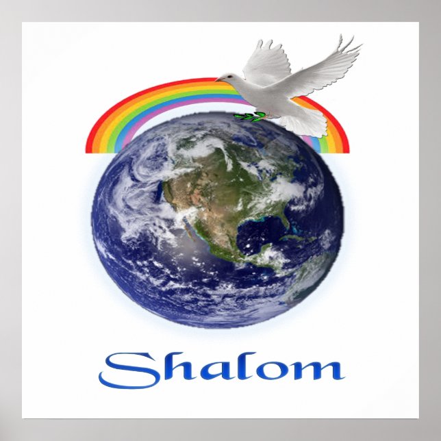 Affiche Peace on Earth Shalom products (Devant)
