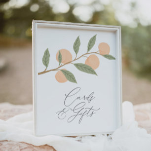 Affiche Peach Anniversaire Cartes et cadeaux