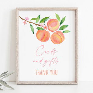 Affiche Peach Blossom Cartes et cadeaux Symbole d'annivers