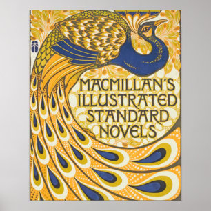 Affiche Peacock Antique Vintage Coloré