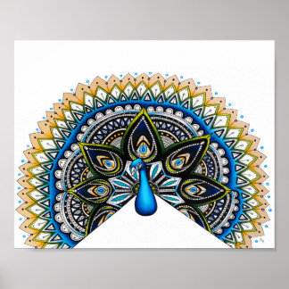 Affiche Peacock Art