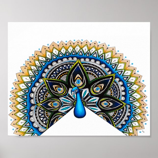 Affiche Peacock Art (Devant)