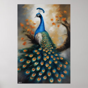 Affiche   Peacock   Peinture