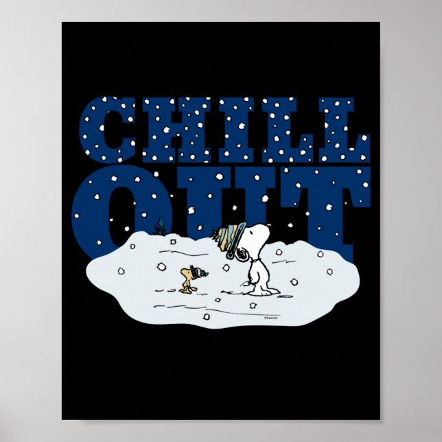 Affiche Peanuts Chill Out  (Devant)