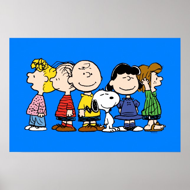 Affiche Peanuts | La bande de Peanuts (Devant)