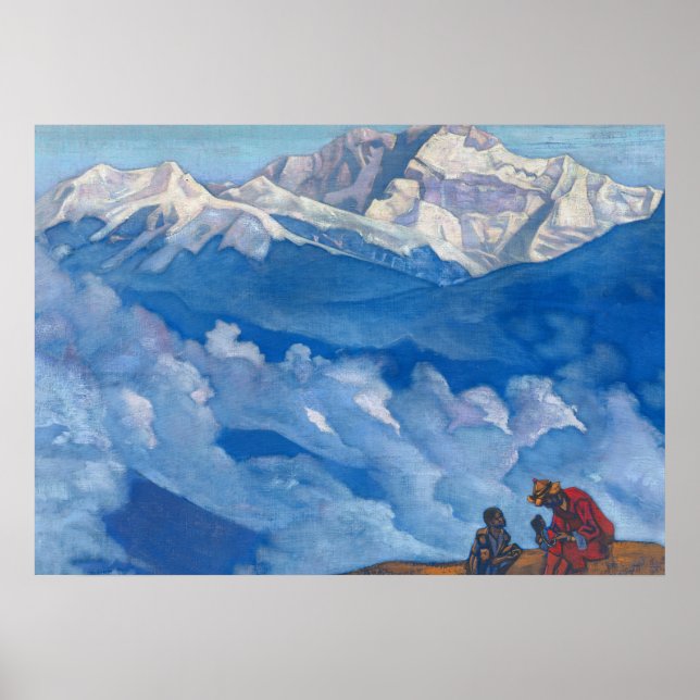 Affiche Pearl of Searching, 1924 par Nicholas Roerich (Devant)