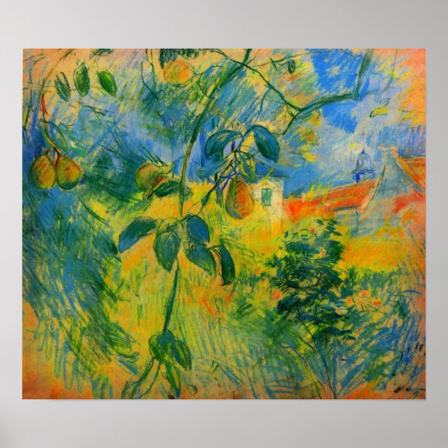 Affiche Pears by Berthe Morisot (Devant)
