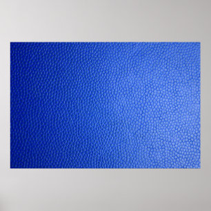 Affiche peau en cuir bleu
