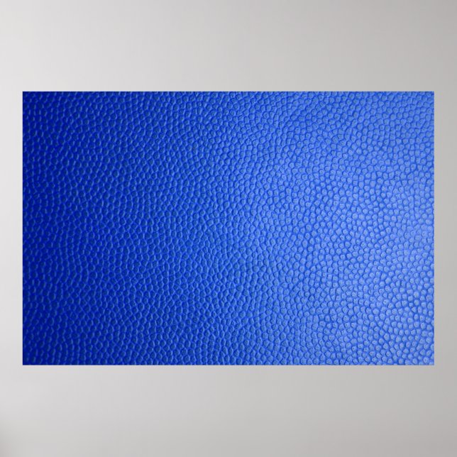 Affiche peau en cuir bleu (Devant)